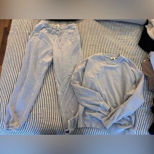 Elwood Light Blue Sweatshirt and Joggers Set